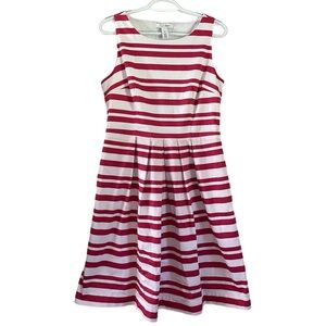 White House Black Market Striped Sleeveless Dress